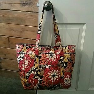 Vera bradley large laptop tote